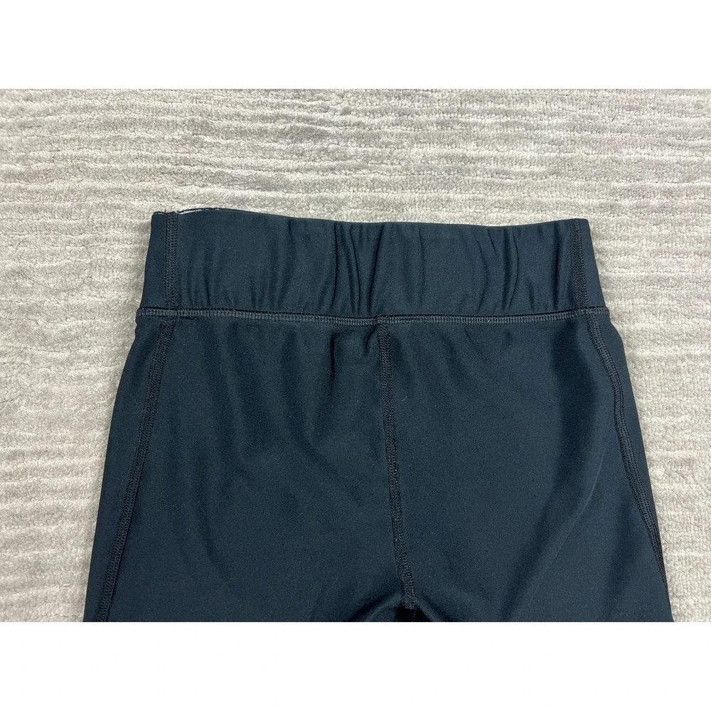 Under Armour Shorts Youth Medium Black HeatGear Fitted Compression Athletic 3.5